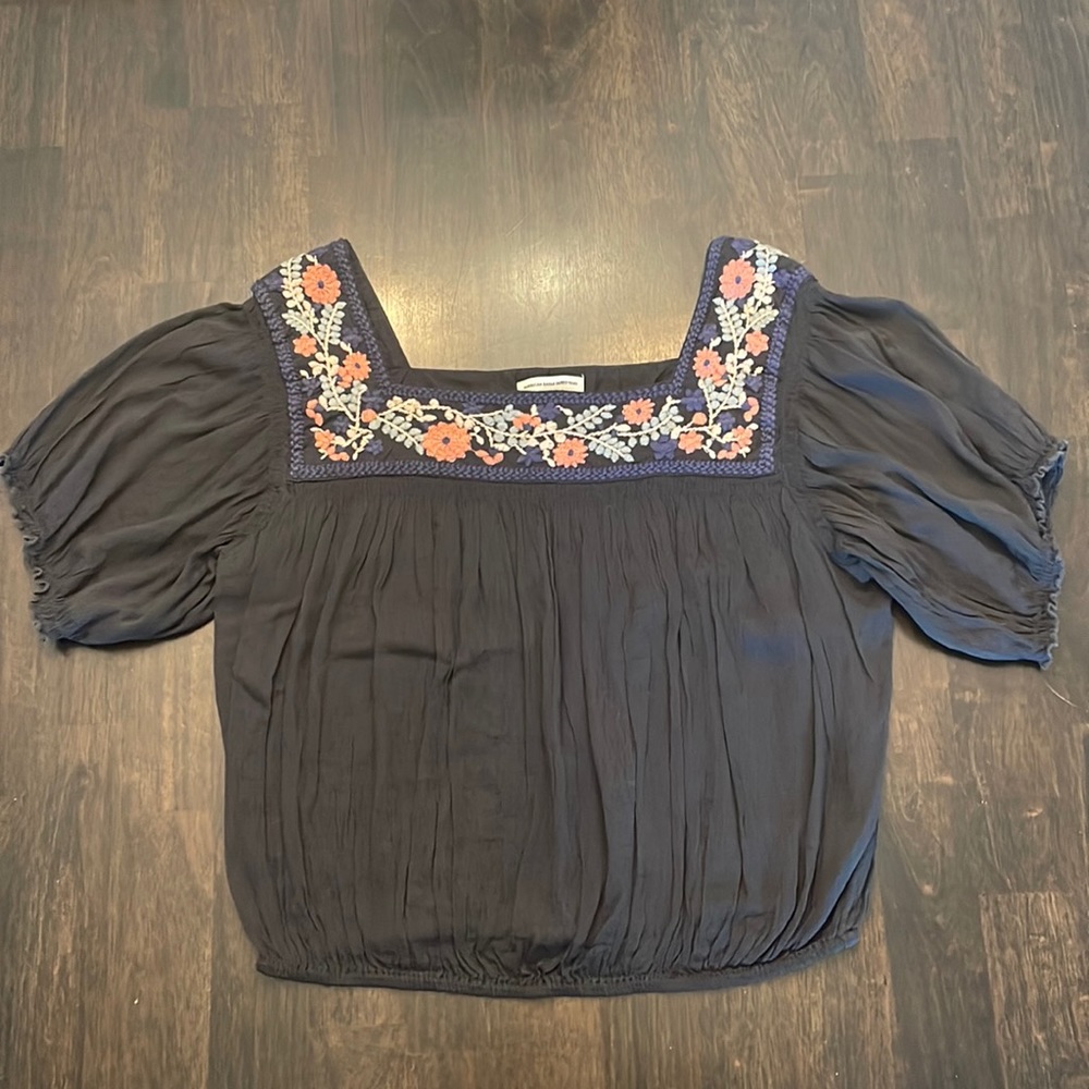 Embroidered American Eagle top